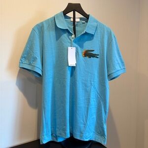 Lacoste Men's Aqua Polo Shirt